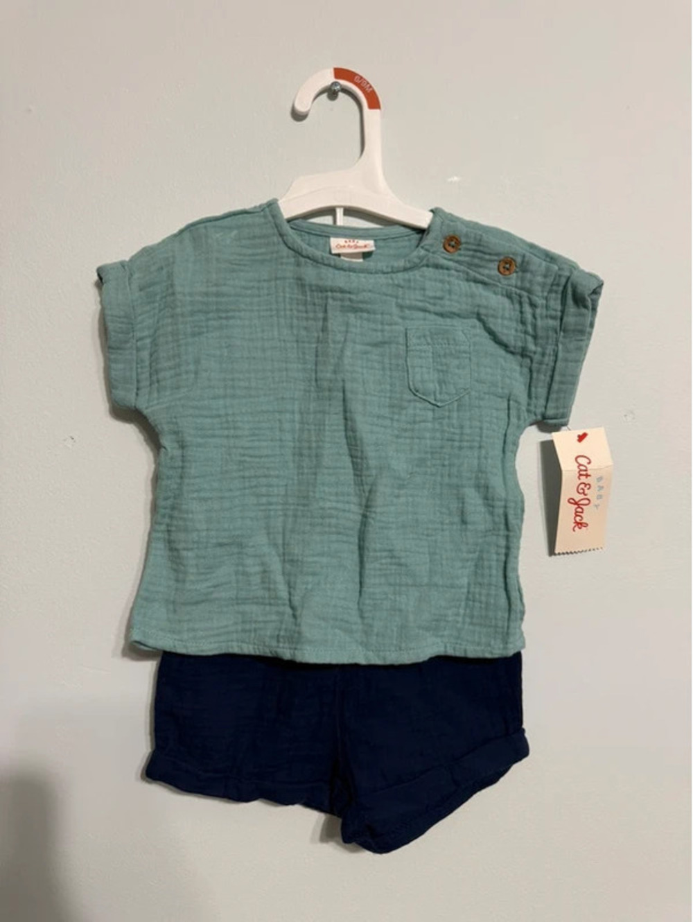 6-9M Cat & Jack Baby Boy 2pc Set